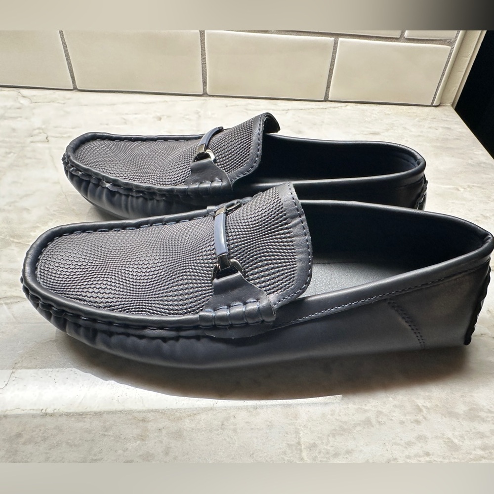 JABASIC Kids Penny Loafers - Boys' Size 6 - Navy